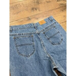 Vintage 80s L.L. Bean Jeans Blue Denim 34x33 Union Made In USA